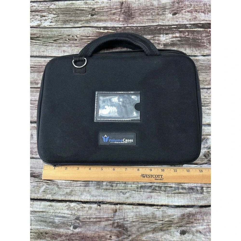 Volume Case - Chromebook or Mini Laptop 12x9 Canvas Shell Bubble Case with Strap